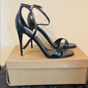 Steve Madden Black Strappy Heels